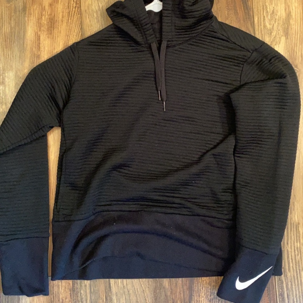 Nike ribbed dri fit hoodie